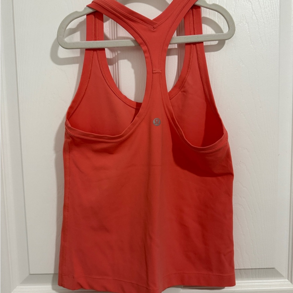 Lululemon Coral Racerback Tank Top
